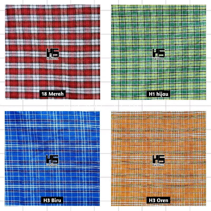 Kain katun yardyed seragam sekolah motif kotak #2 3
