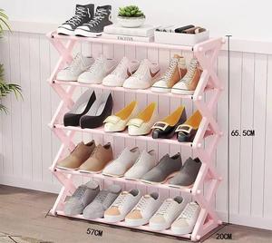 N+ Armario para Zapatos de 4 y 5 Niveles Color sólido portátil 57*20*50cm