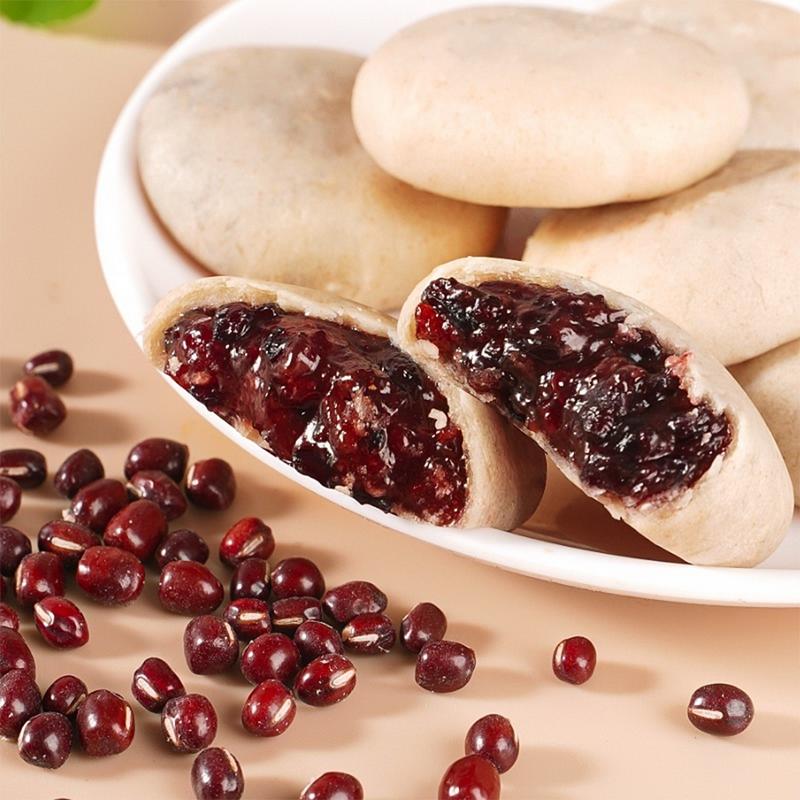 Bánh Nướng Đậu Đỏ Gạo Lứt Khoai Mỡ Hộp 450g Vị Ngọt Tự Nhiên - Đồ Ăn Vặt Nhà Họ Chu 3