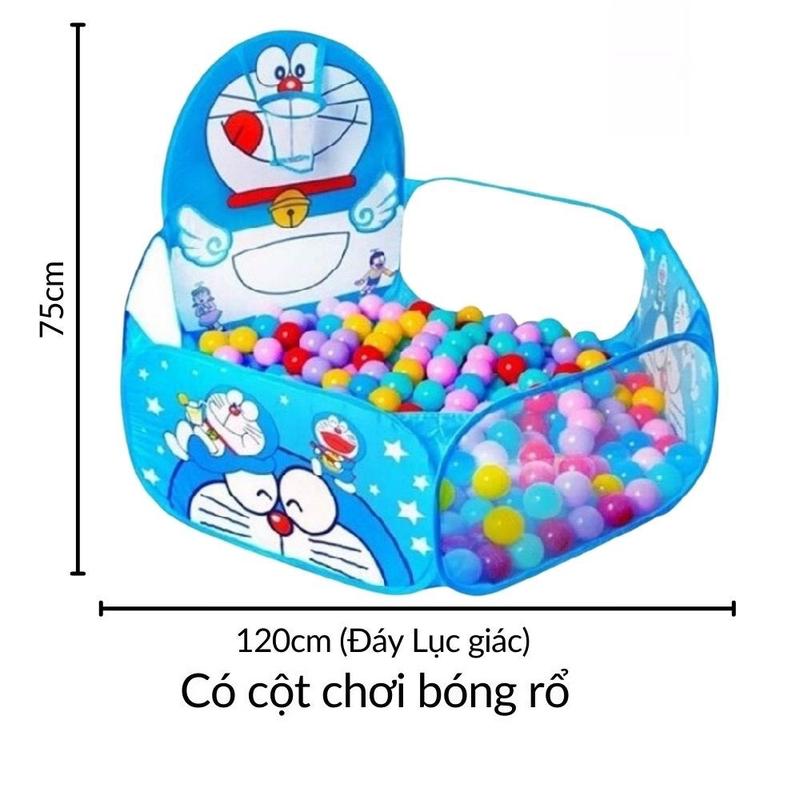 Lều bóng - quây - nhà banh lục giác gấp gọn cho bé- tặng kèm 25 bóng 3