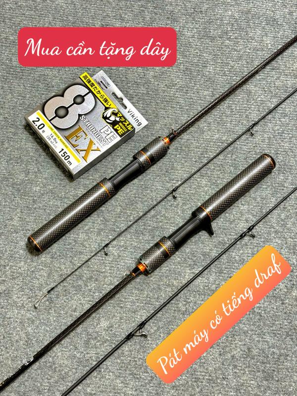 Cần Câu UL siêu dẻo ( Đặc biệt  Pát Máy  Vặn Có tiếng Drag )  Tặng kèm 1 cuộn dây pe x8 150m