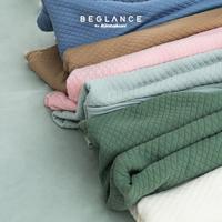 Gambar Kintakun Beglance Selimut Poly Diamond Knit Premium Blanket 150x175cm - Almond dari Homeklik Living Kota Bekasi 4 Tokopedia