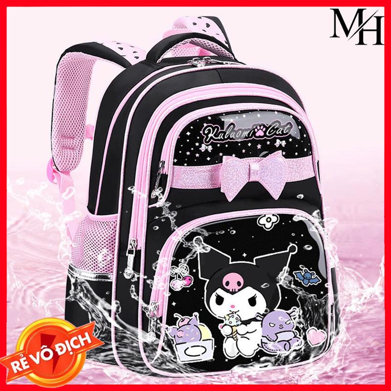 Loại Xịn Balo Đi Học Cho Bé Giá Cấp 1 Cấp 2 - Balo Học Sinh Nữ In Hình Kuromi Melody,..