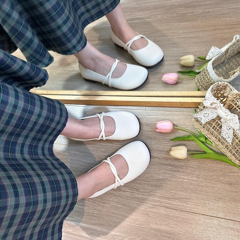 (Đế dẻo) Giày búp bê quai xoắn đế bệt cao su dẻo chống trơn Giày Bệt Nữ 2