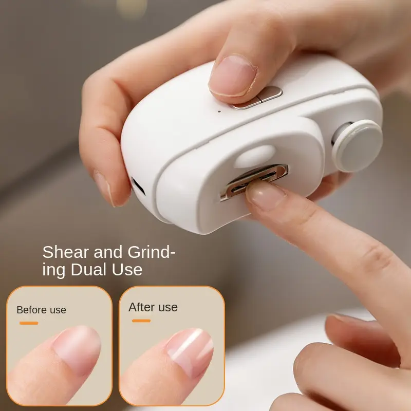 Electric nail clippers, nail grinder, mini portable, baby nail clippers