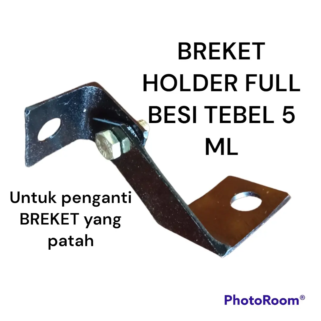 breket holder motor besi