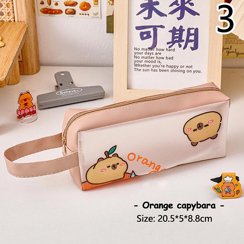 Product Introduction of Cartoon Translucent Ins Capybara Pencil Case For Storing Learning Stationery School Gifts Studenten Kids High-capacity ﻿ 26