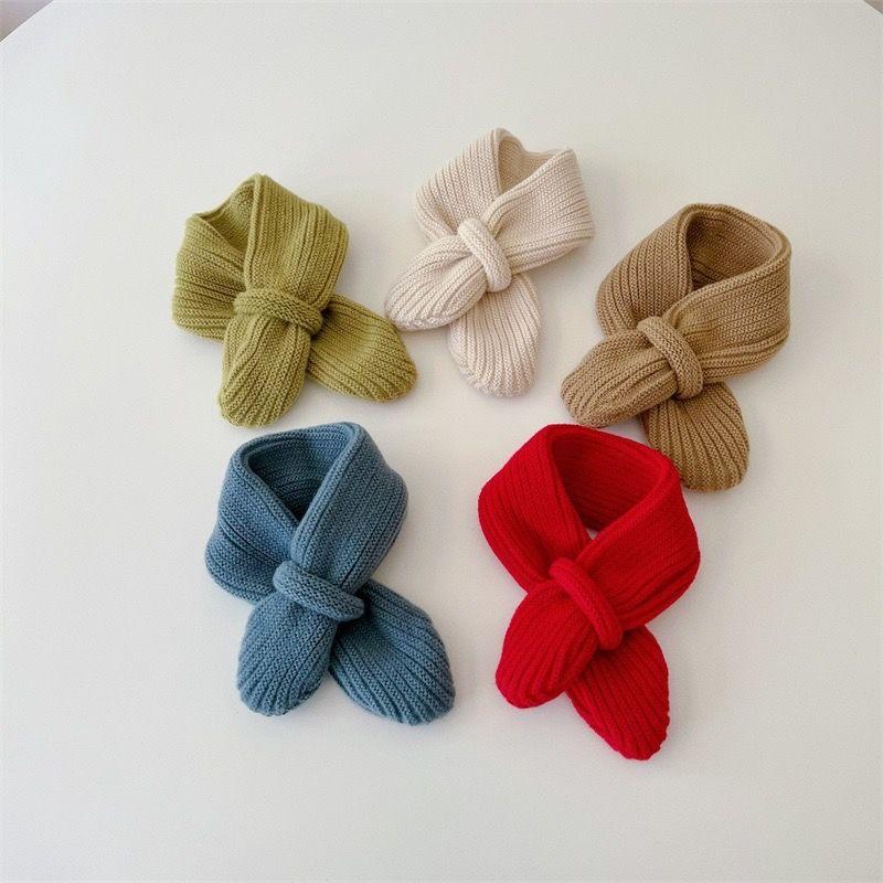 Product Introduction of Winter Baby Scarf Soft Warm Knitted Kids Scarves for Girls Boys Candy Children Scarfs Toddler Neck Warmer Infant Acccessories 17