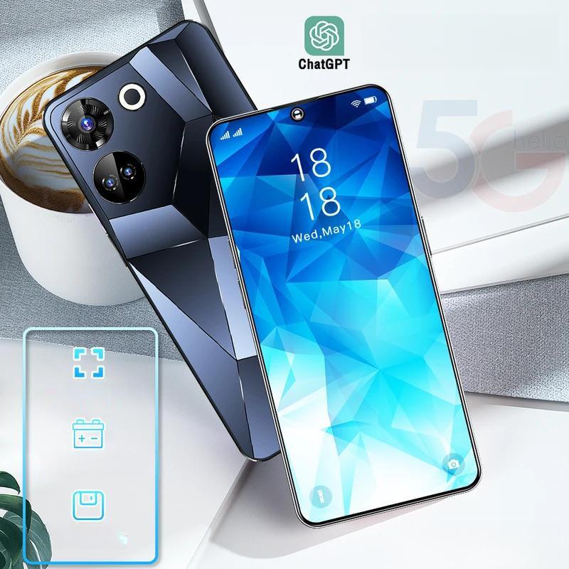 New smartphone 5G 7.3-inch high-definition Android 13 Snapdragon ...