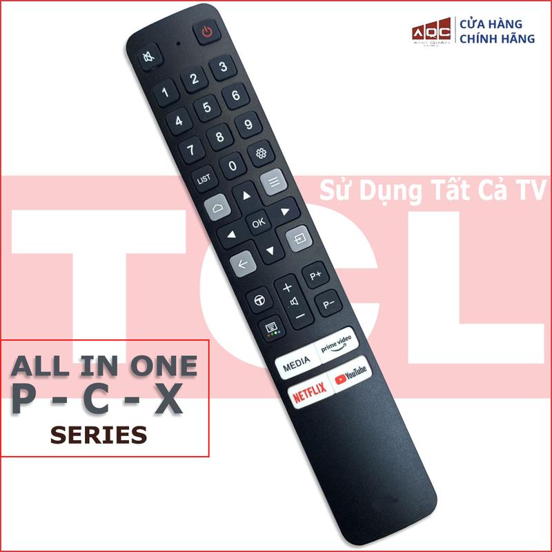 Điều Khiển TV TCL Smart loại đẹp mới nhất sử dụng tất cả tv TCL