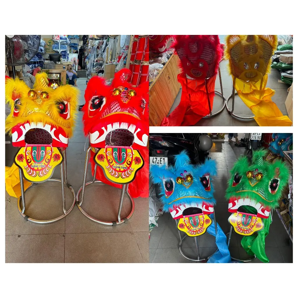 đầu lân trẻ em, đầu lân mini cho bé, đầu múa lân trẻ em Đồ Chơi