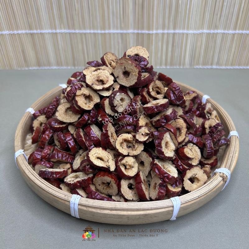 100g Táo đỏ cắt lát sấy khô, táo ngọt tự nhiên 8