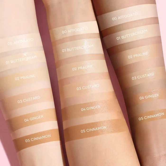✨MJ 100% ORI✨ Glad2Glow Perfect Cover Cushion 11g 5 Shades Matte Finish Make Up BB Cream CC Cream Bedak Foundation - 04 Ginger glad2glow  buttercream Extract Vitamin kusen  g2g 4