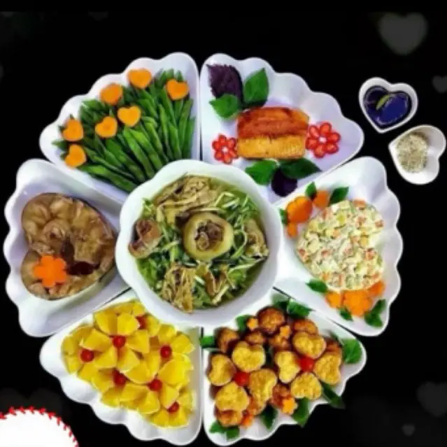 Bộ Bát Đĩa Hoa Mặt Trời Nhựa 7 Chi Tiết Giá Rẻ - Set Bát Đĩa Đẹp Thắp Hương Thờ Cúng Gia Tiên