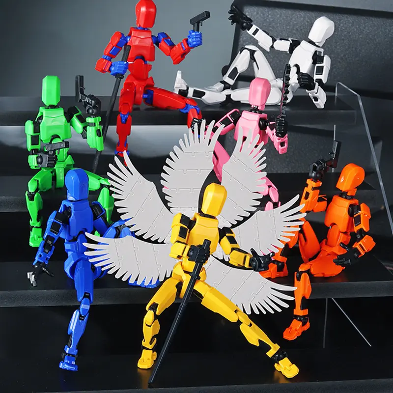 3D Printed Mannequin Robot Toys 13 Dummy Action Figures Lucky 13 Action Figure Toys Robot