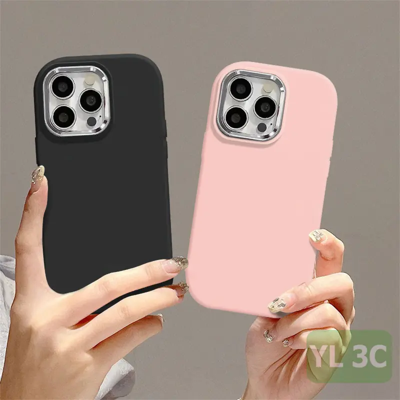 Casing Untuk Infinix Smart 9 8 7 Hot 50i 50 40i 30i 40 30 Pro 11 10 Play Note 30 4G 40 Pro Spark Go 2024 20 20C 10 10C SoftCase Pelapis Warna Polos Warna Permen Sederhana HP Silikon Metal Lens 2