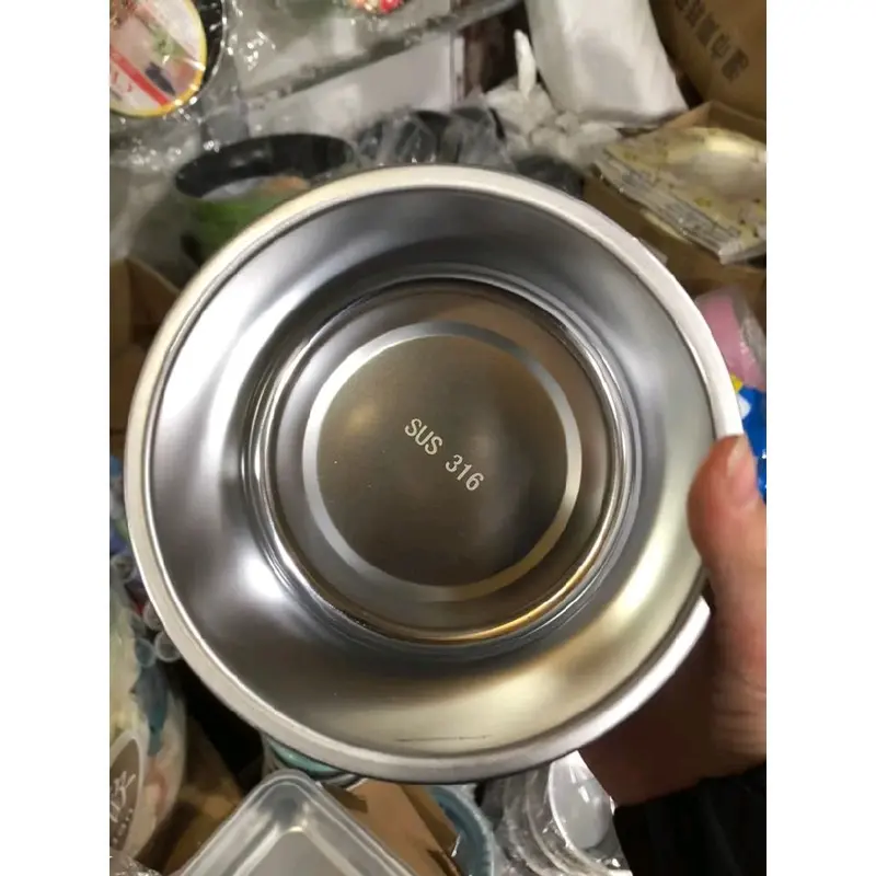 Combo 5 hộp inox tròn 304 tiện lợi đựng thực phẩm, khay tròn đựng đồ ăn , có lắp 6