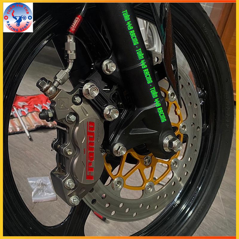    Combo Winner X V1   Heo 4Pis Frando   Xám   + Pát Đen >>> Đi size đĩa 260 267mm Phanh 