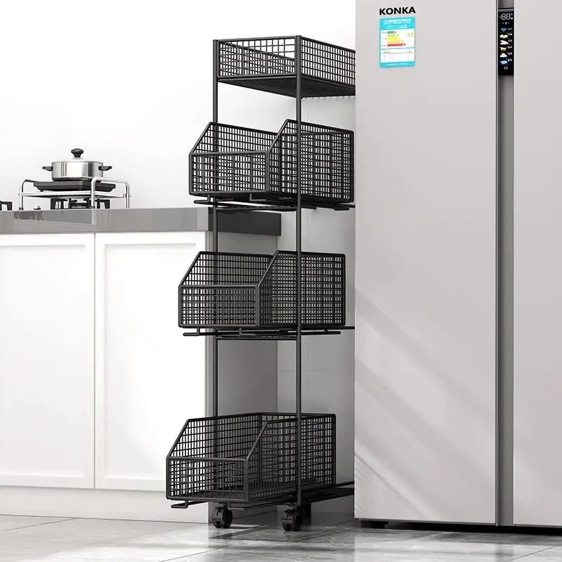Giá Để Đồ Nhà Bếp, Thiết Kế Vết Nứt, Ngăn Kéo Gia Dụng, Hộp Đựng Gia Vị Và Gia Vị, Có Thể Di Chuyển, Đa Chức Năng, Thích Hợp Để Lưu Trữ 2