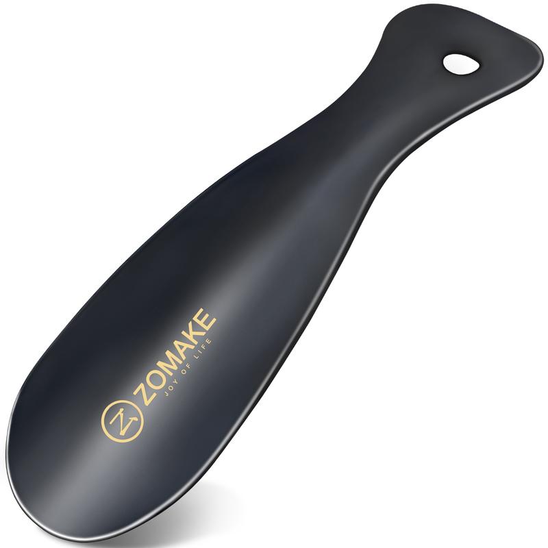 Metal Shoe Horn Helper Small Shoe Horn  With Hole 7.5Inch Wear Shoe Helper Easy Carry Aid Tool Shoe Accessories 0
