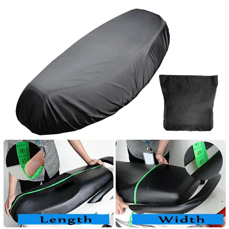 1pc Oxford Cloth Motorcycle Seat Cover Rain Proof Cushion Protection Outdoor Cover Cover Sun U5T3 2