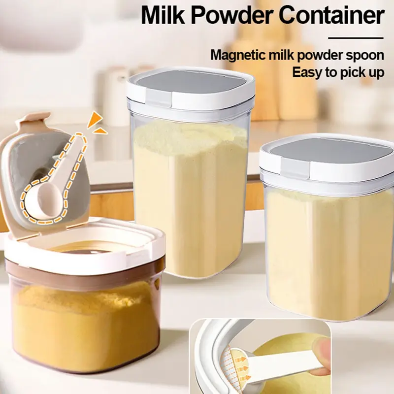 1 Pc Milk Powder Cans Baby Milk Powder Storage Cans Grains And Cereals ...