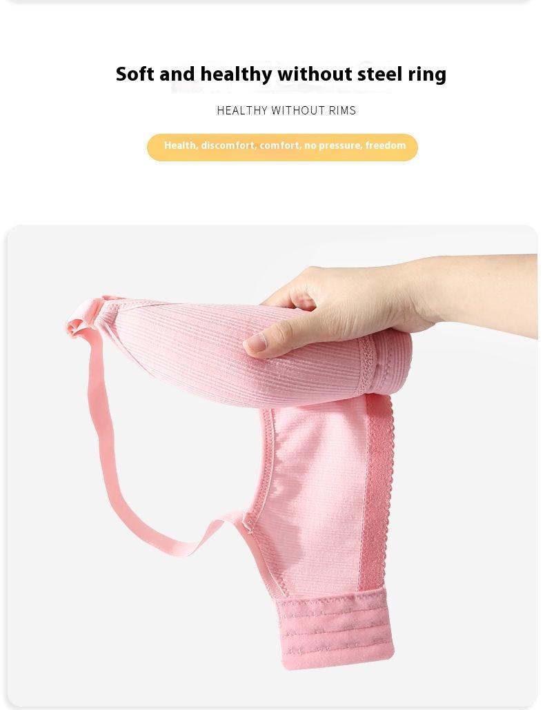 Product Introduction of Front opening nursing bra for pregnant women, gathering underwear to prevent sagging and postpartum breastfeeding, specifically designed for thin pregnancy bras for women 23
