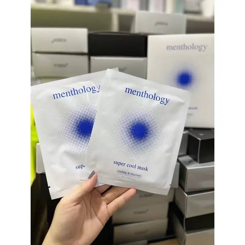 Mặt Nạ Làm Lạnh Tê Mát Da Menthology Super Cool Mask 25ml 0