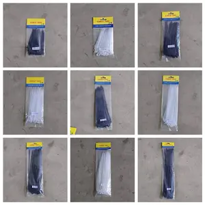 Cable Ties / Tali Kabel / Ties Strap Plastik (isi 100 pcs) - Hitam & Putih