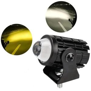 Foco Extendido para Motocicleta, Faro LED Superbrillante, Luz con Lente de Ojo de Pez, Luz de Niebla, Accesorios para Motocicleta Todo Terreno