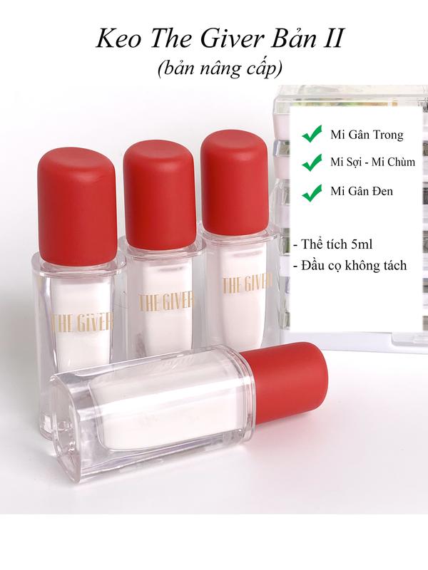 Keo dán mi Keo The Giver 3 trong 1 gắn mi chùm mi sợi mi gân trong mi gân đen siêu đỉnh