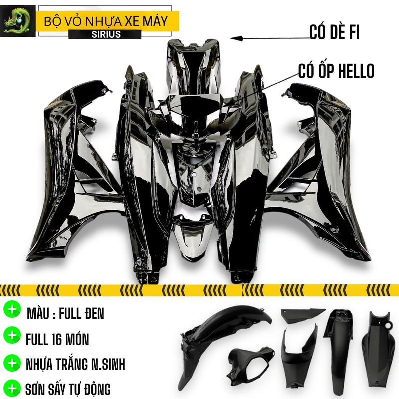 Dàn Áo Xe Máy Sirius - NTNS - Sơn Sấy Tự Động - Phụ Kiện Xe Máy