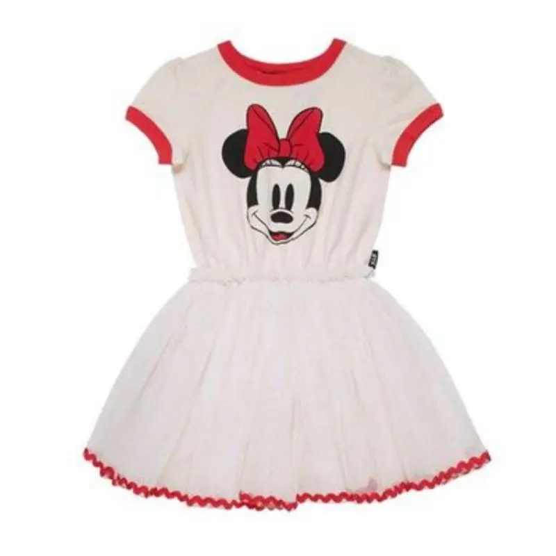 Váy Hoạt Hình Lưới Cho Trẻ Em, Thiết Kế Chuột Mickey Disney, Quần Áo Trẻ Em, Váy Công Chúa Minnie, Váy Lưới Phồng, Xếp Hạng Tích Cực 91% 4
