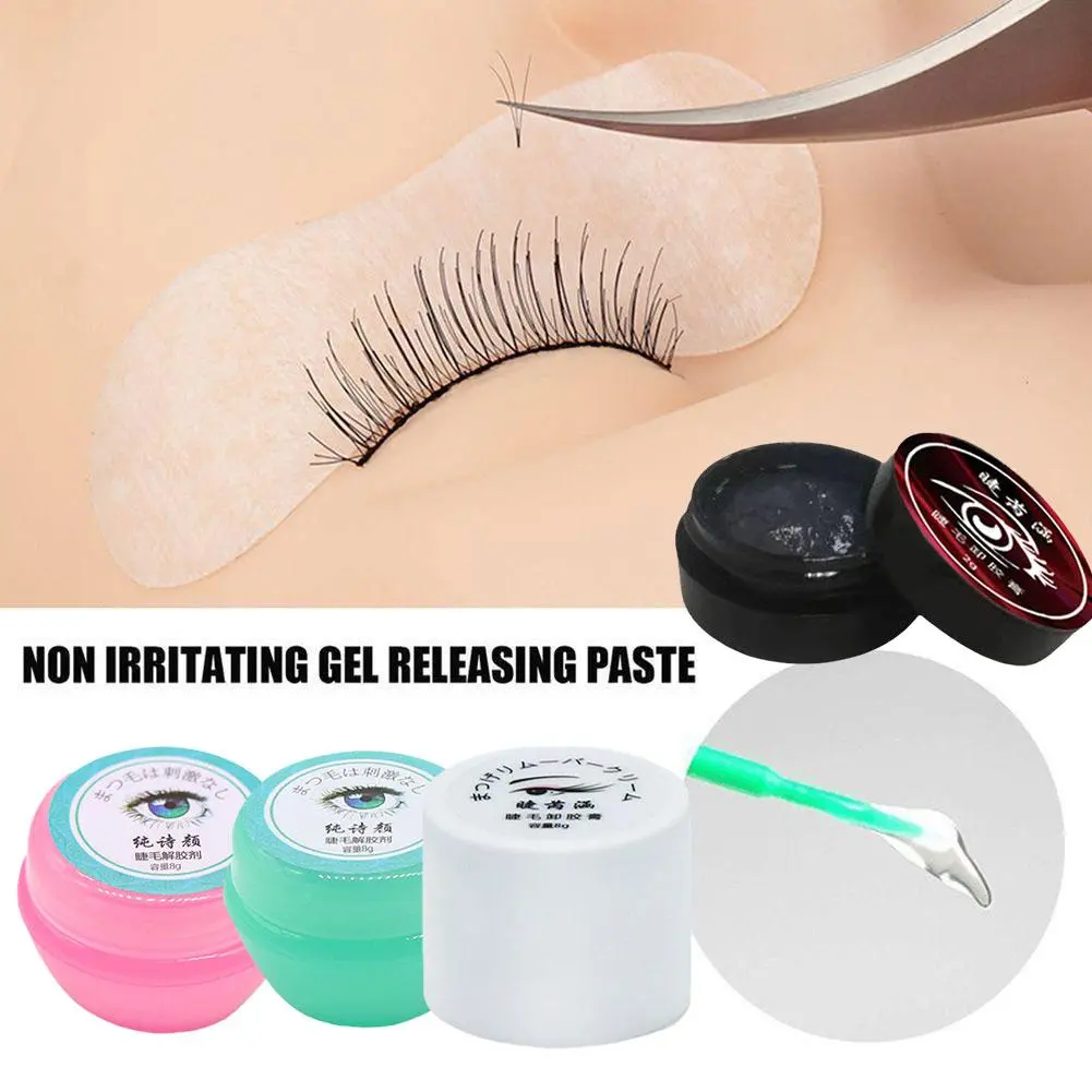 Grafting Eyelash Extension Makeup Remover Glue Low Irritating Plant Adhesive Gel Remover Eye Lashes Make Up Remover Cream