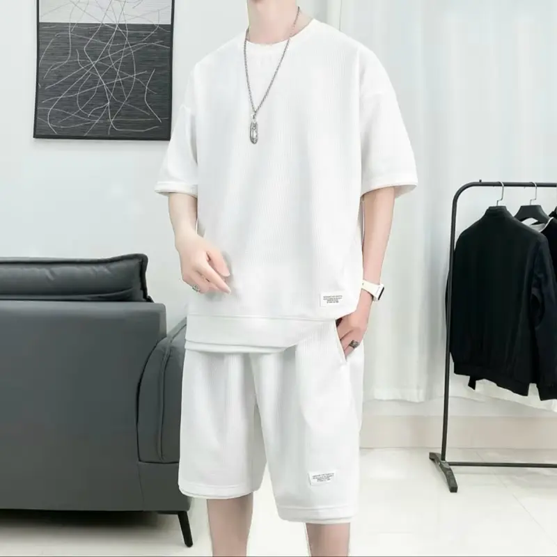 ( Mã2 ) bộ đồ thể thao nam nữ mùa hè gồm quần, áo. Chất liệu vải tổ ong co giãn 4 chiều, mềm mịn, thoáng mát 3