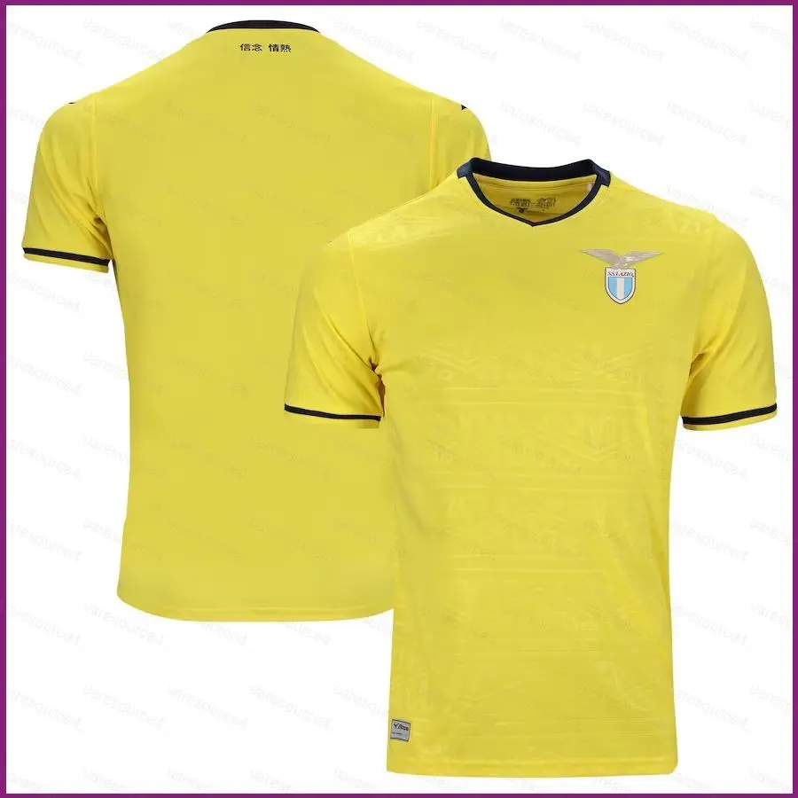 SQ4 2024-2025 Serie A Lazio football club away Jersey kids adult football fans t shirt plus size