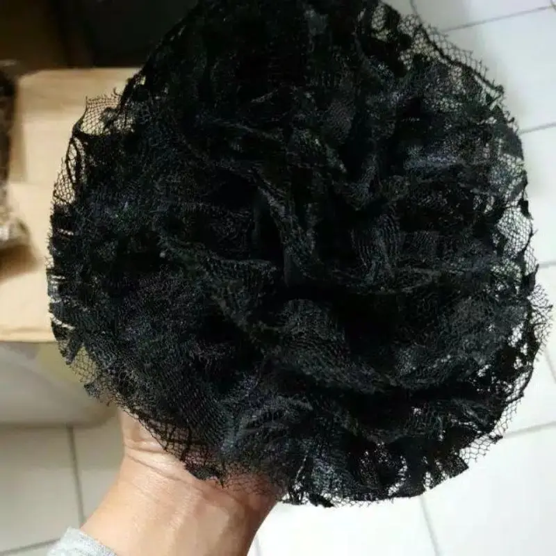 cepol konde rambut kerucut ubur-ubur mawar  hijab kerudung wanita wisuda cantik jumbo premium 6