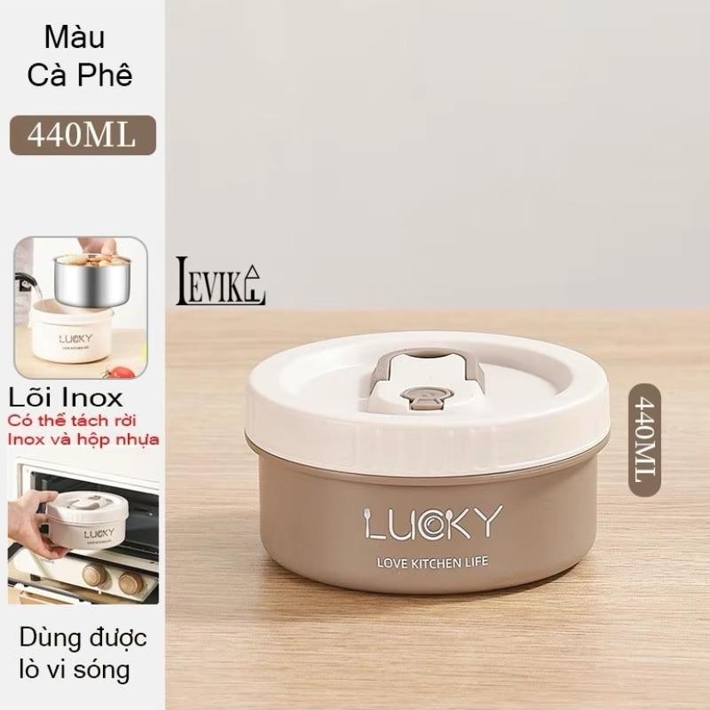 ￼{1}Hộp đựng cơm giữ nhiệt văn phòng lúa mạch Lunch box 3 tầng Inox 304 chống gỉ cao cấp, sang trọng, bảo hành 12 tháng bentobox 2