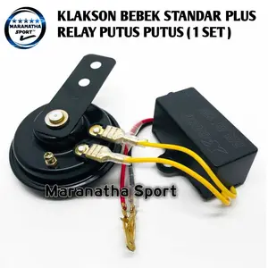1 Set Klakson Bebek Plus Relay Putus Putus Bisa Stelan