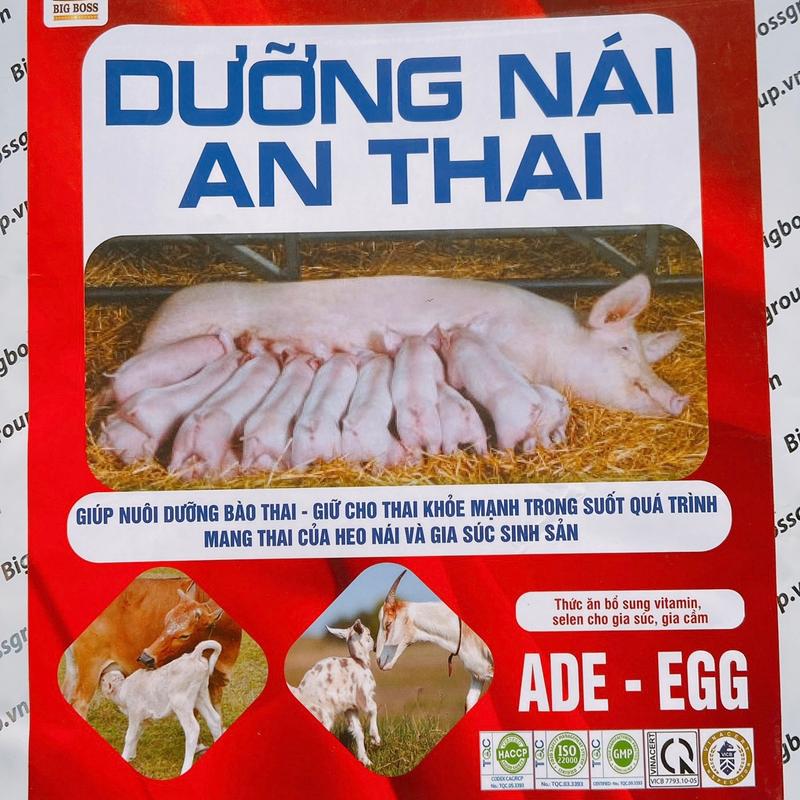 Dưỡng nái an thai giúp thai phát triển tốt đồng điều, khỏe mạnh, nặng cân, nái khỏe sữa tốt heo, trâu bò dê cừu gói kg 1