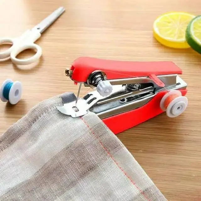 Mini Jhit Mesin Jahit Tangan Mini Portable Strapless Jahit Mini Jahit Portable ...