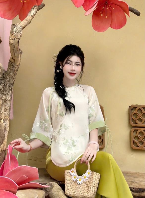 Product Introduction of Set tơ cát tường xinh cho nàng lễ chùa 7