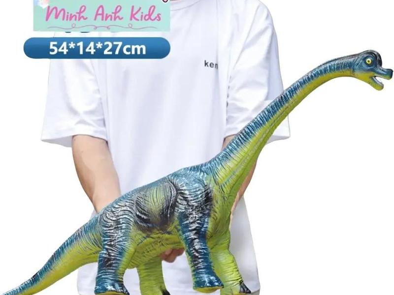 Đồ chơi Khủng long Brachiosaurus Cổ dài cao su mềm nhồi bông có nhạc - Toy Đồ Chơi Mô Hình