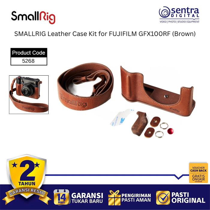 Gambar SMALLRIG 5268 Leather Camera Half Case for Fujifilm GFX100 II GFX100S Retro Style Photography Accessories dari Sentra Digital Kota Surabaya Tokopedia