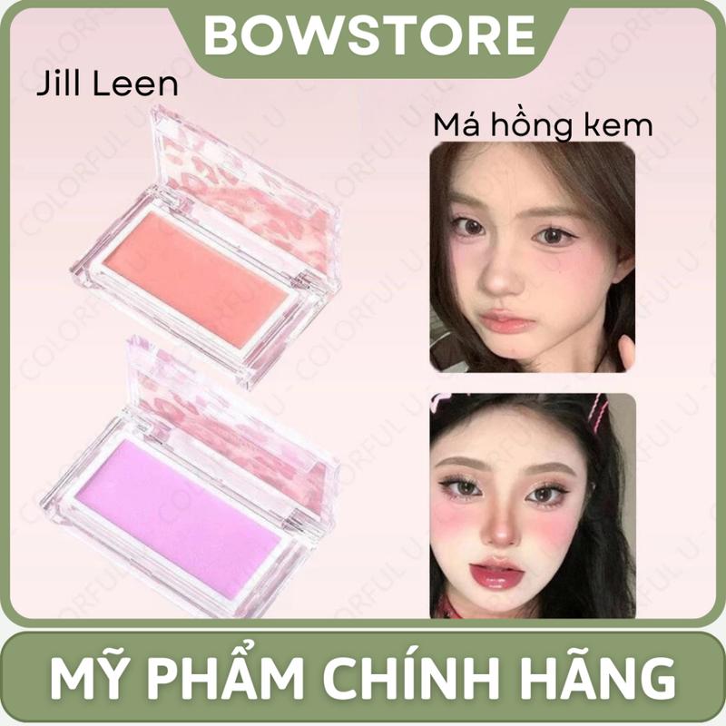 JILL LEEN JILL LEEN Phấn Má Hồng Jill Leen Dạng Kem Nhiều Màu Tông Hồng Đào Nhẹ Nhàng Makeup Tự Nhiên Bowstore Trang Điểm Mỹ Phẩm má hồng mooneyes Cosmetic Nữ má hồng jill leen 101 má hồng cool tone Chống Nắng