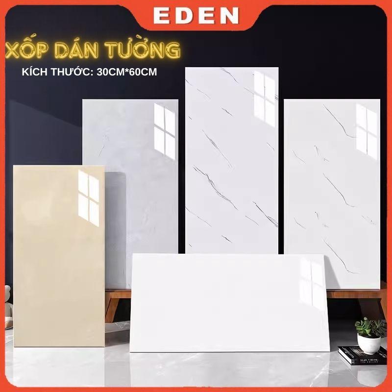 COMBO 20 Miếng dán tường giả đá thạch anh phủ pvc bóng cao cấp KT 60x30cm chống mốc phòng bếp giấy dán & đồ trang trí tường