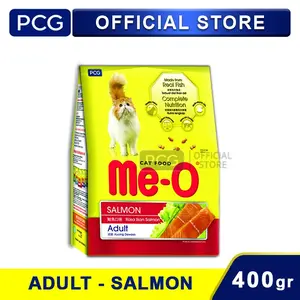 Me-O Makanan Kucing Kering Dry Cat Food Salmon Flavor 400 Gr