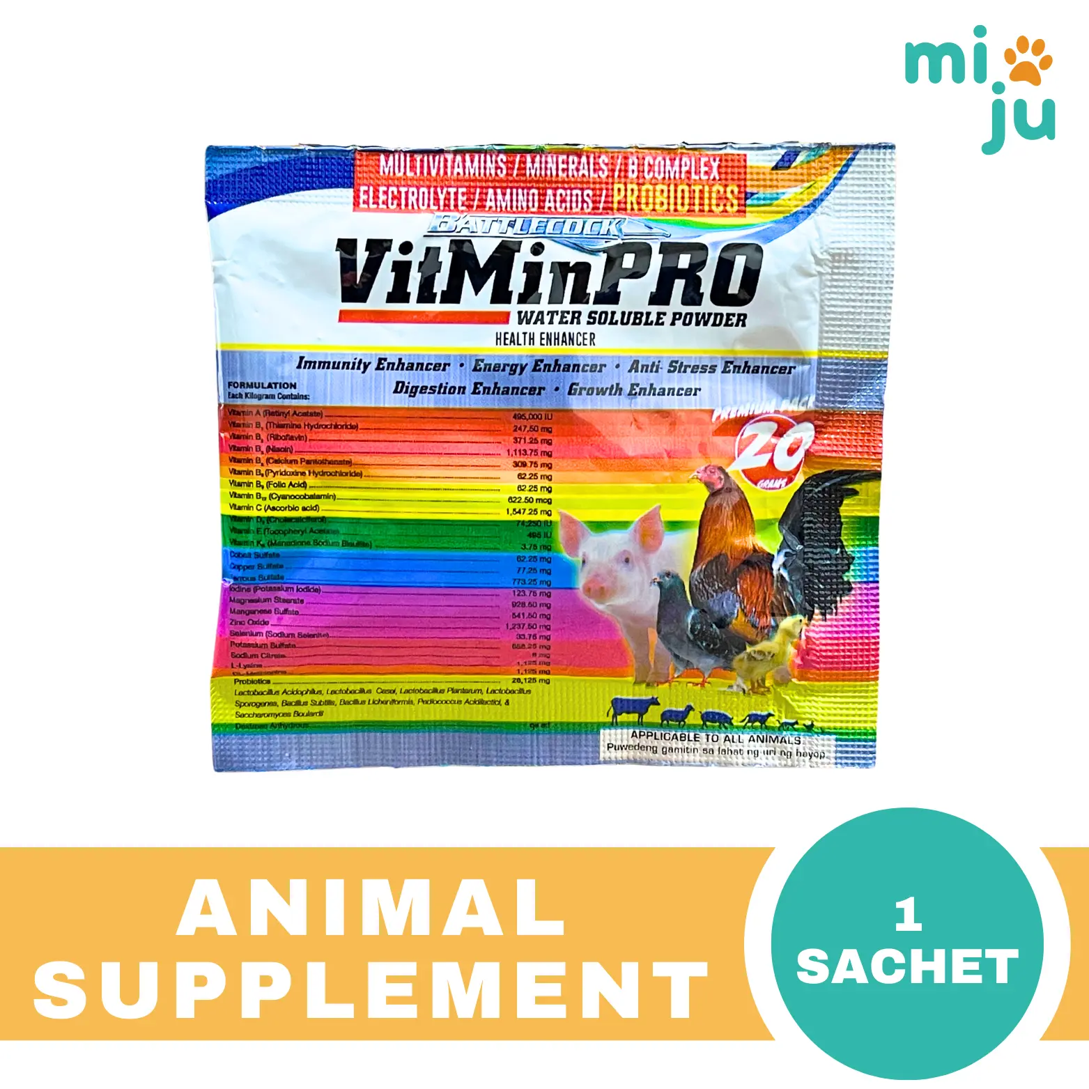 VitMinPro Powder (1 Sachet x 20g)