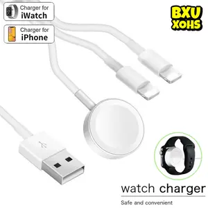 {ONLY APPLE WATCH}Charger Magnet Wireless Apple Watch Ultra 10 9 8 7 6 SE 2 IN 1 Kabel Fast Charging USB Type C