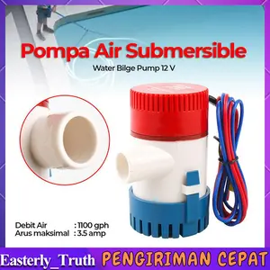 【Ready Stock】Bilge pump DC 12V Pompa air celup 1100GPH CH8028 Pump Mini Submersible Serbaguna